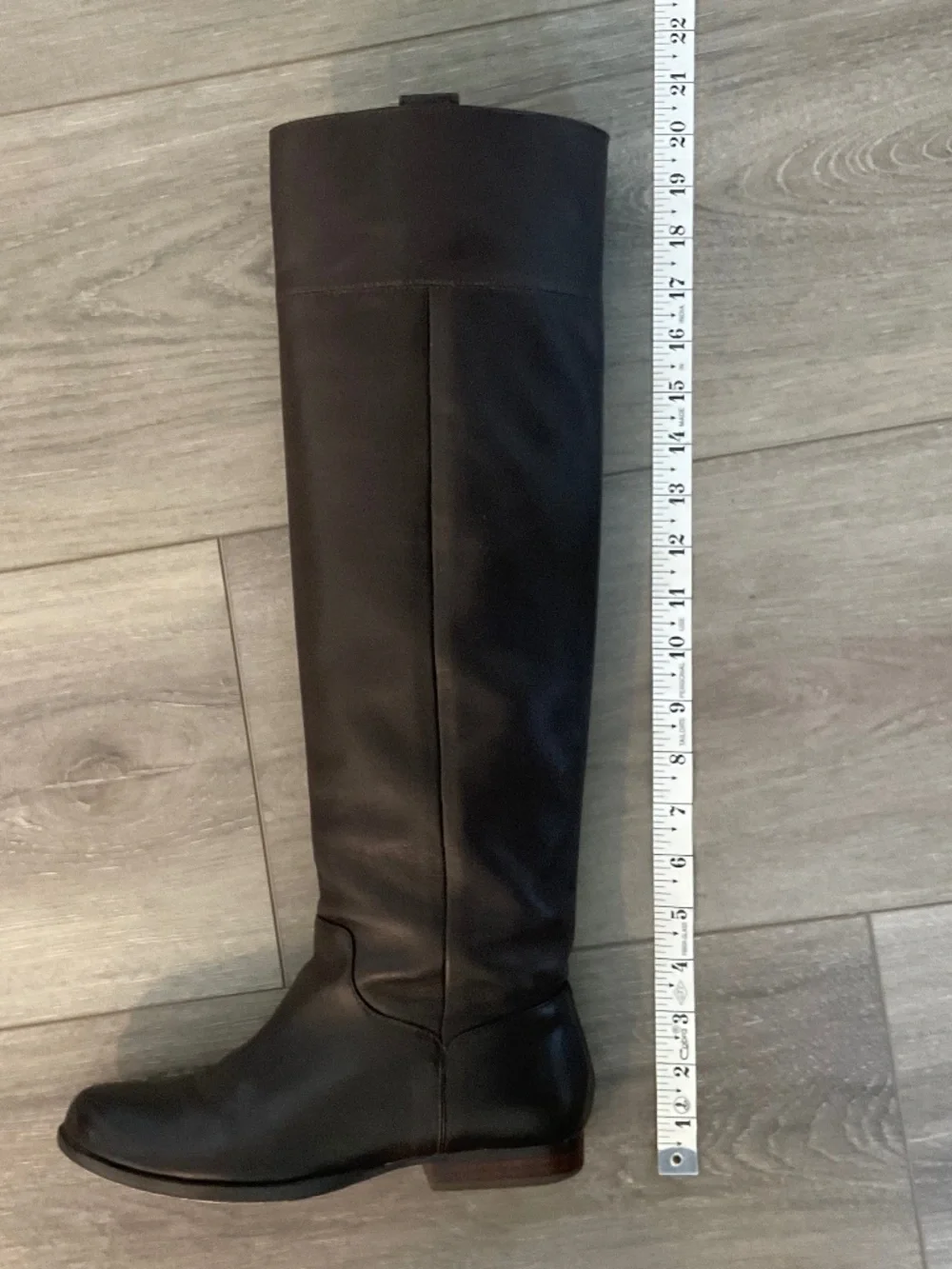 LEON MAX Gorden Tall Riding Boots in Brown Leather Size 7.5 EXCELLENT CONDITION